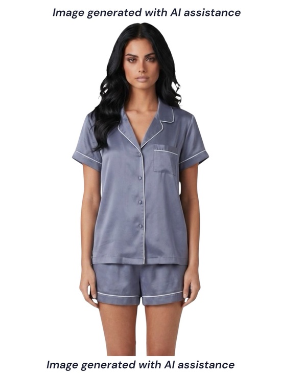 INC International Concepts Other - Inc International Concepts S blue satin PJ set